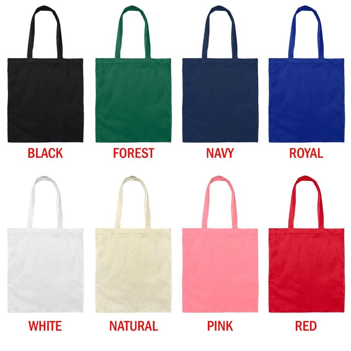 Personalized Birth Flower Tote Bag, Custom Name Canvas Bag, Monthly Bloom Floral Shopper, Birthday Gift, Bridesmaid Gift, Best Friend Gift