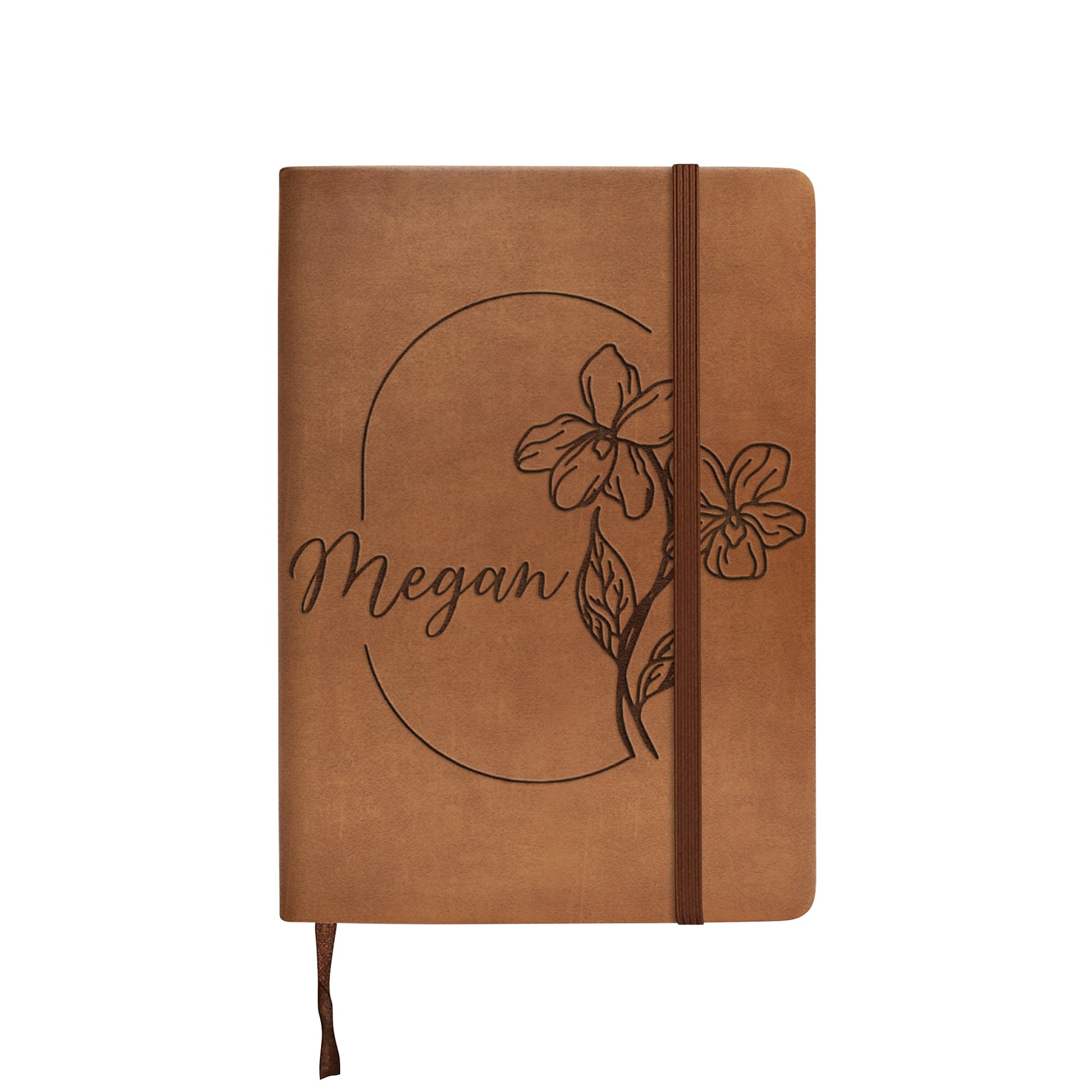 Personalized Birth Flower Notebook With Name, Custom Floral Journal, Writing Diary, Birthday Gift, Bridesmaid Proposal, Gift for Her or Mom