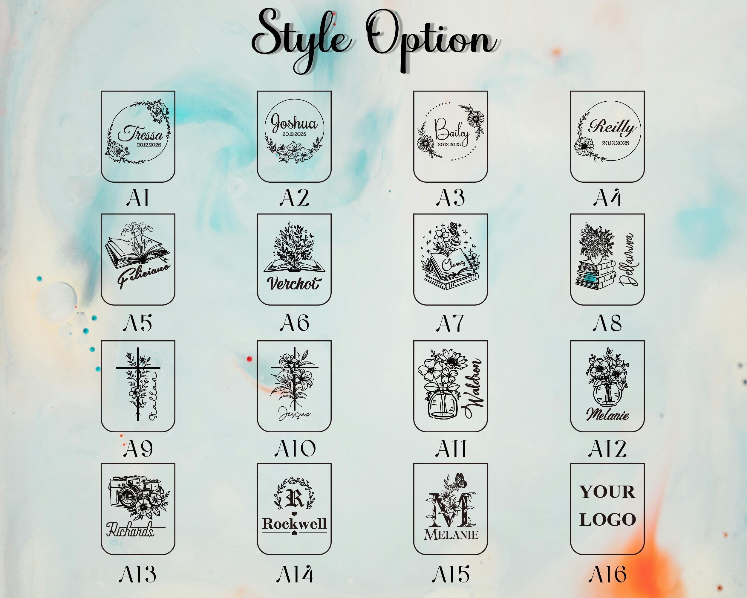 Personalized Magnetic Bookmark Flower With Name, Custom Name Leather Bookmark, Birthday Gift for Book Lovers, Book Accessory