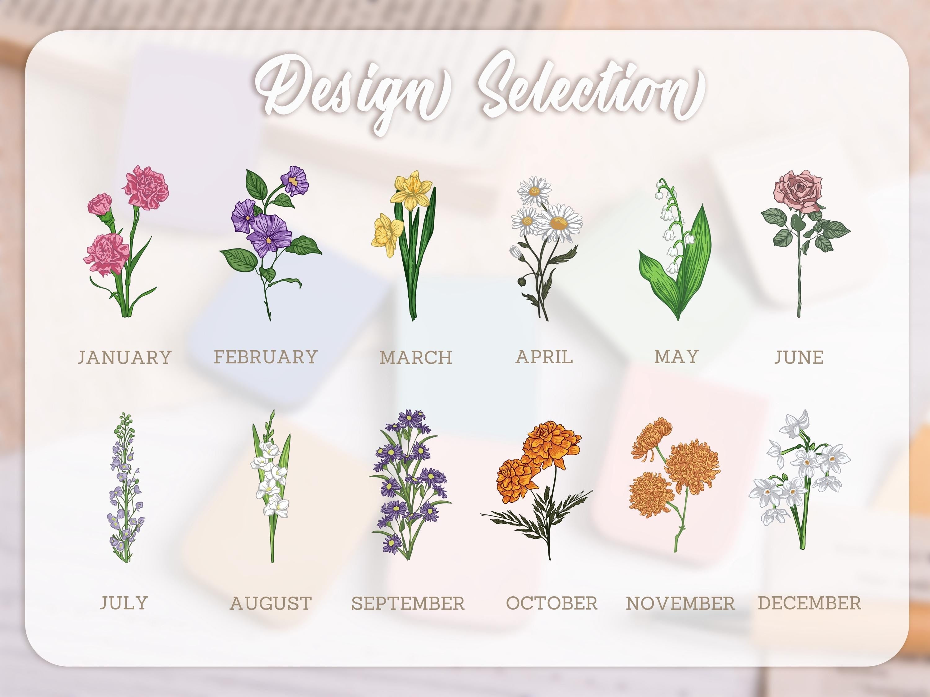 Personalized Leather bookmark with birth flower, Birthday Flower Bookmark with Name, Custom Magnetic Book Mark, Personalized Gifts, Gifts for Her