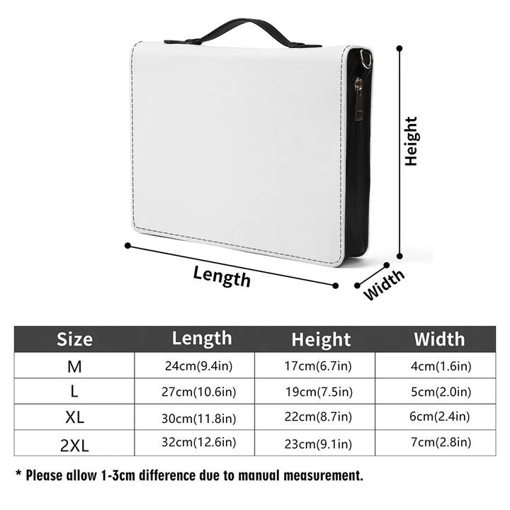 Personalized Bible Cover with Birth Flower, Custom Name Leather Scripture Case, Christian Gift for Women, Floral Bible Protector