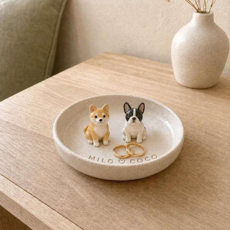 Ceramic Pet Ring Dish