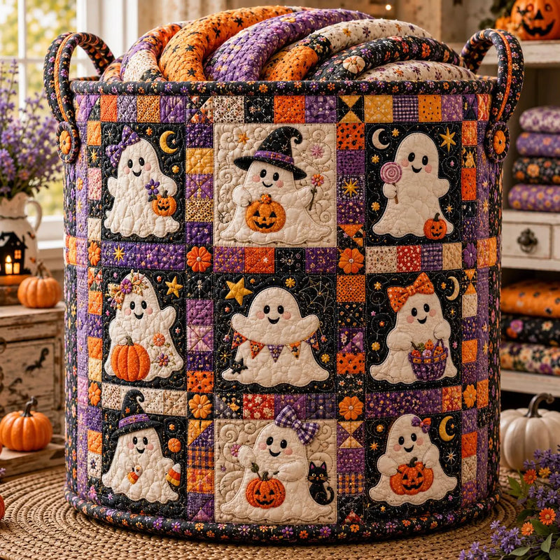 Quilted Laundry Basket