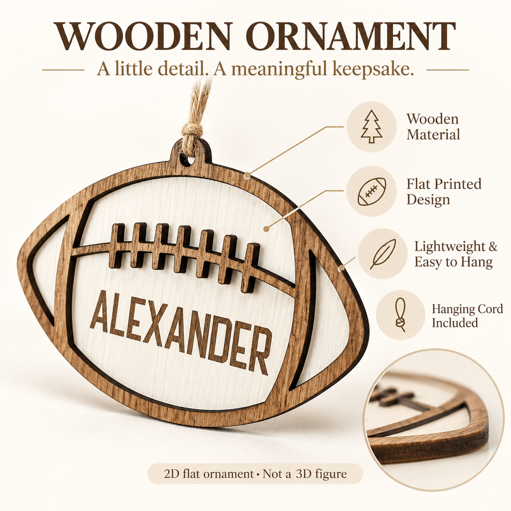 Personalized Travel Adventure 2 Layer Wooden Ornament, Destination Keepsake Gift, Traveler Gift, Couples Adventure Gift, Suitcase Ornament WOODOR02