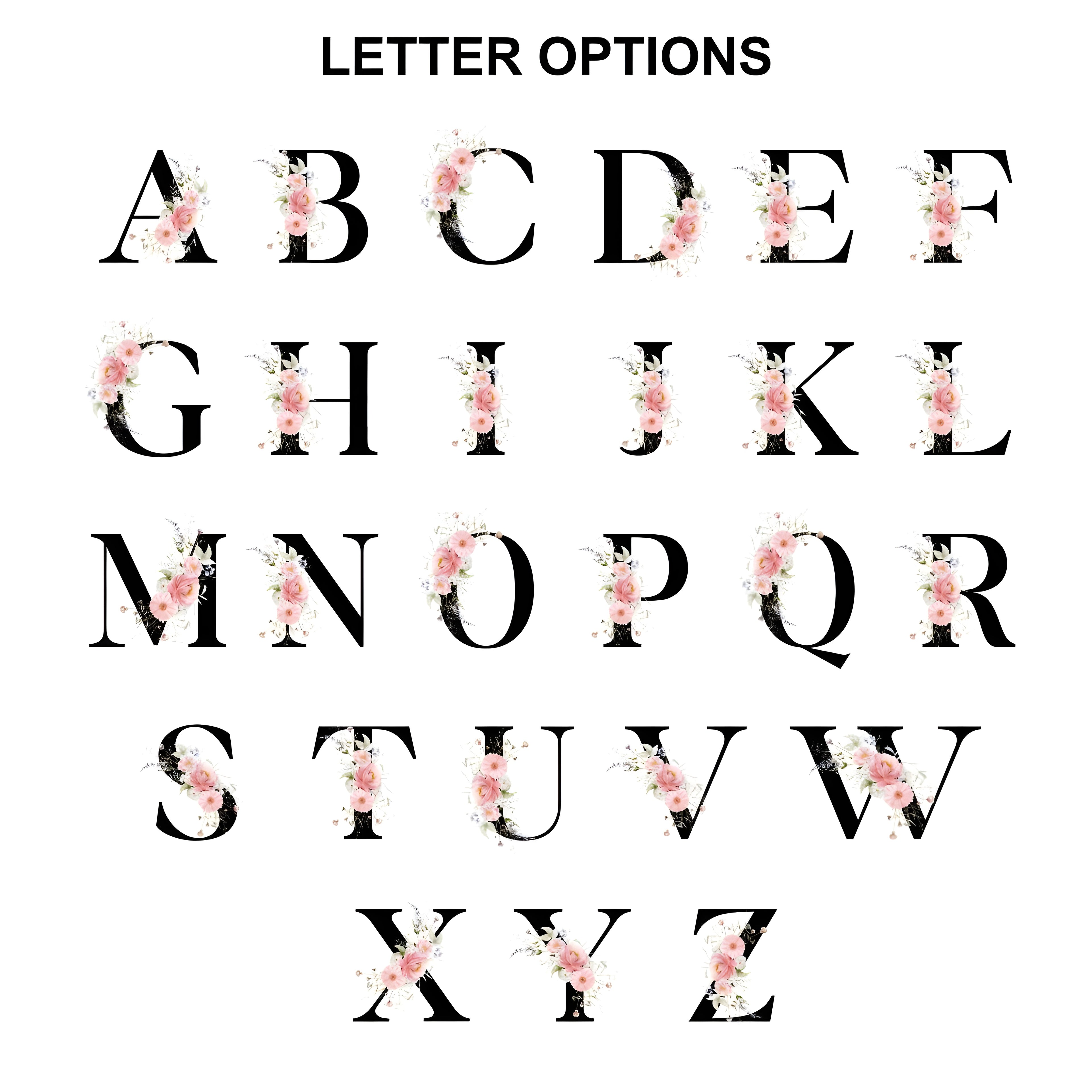 Personalized Jewelry Box Flower Alphabet, Custom Bridesmaid Jewelry Box, Wedding Bridal Party Jewelry Box, Vintage Leather Jewelry Case, Gift for Her