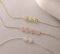 Dainty Birth flower Necklace , Birth Flower Bouquet Necklace, Personalized Gift, Birth flower Family Gift, Mothers day gifts