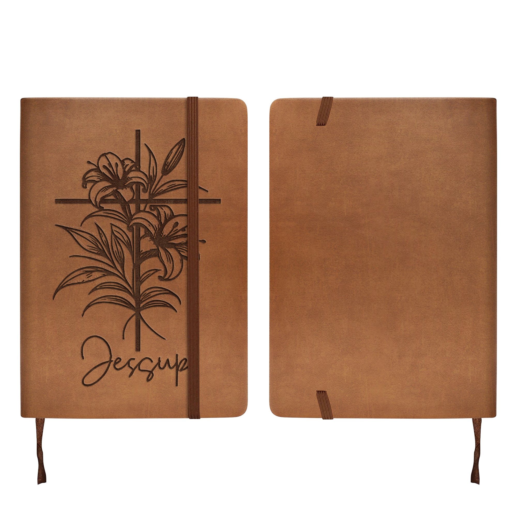 Personalized Flowers With Name Notebook, Custom Floral Journal, Writing Diary, Birthday Gift for Her, Christmas Gift