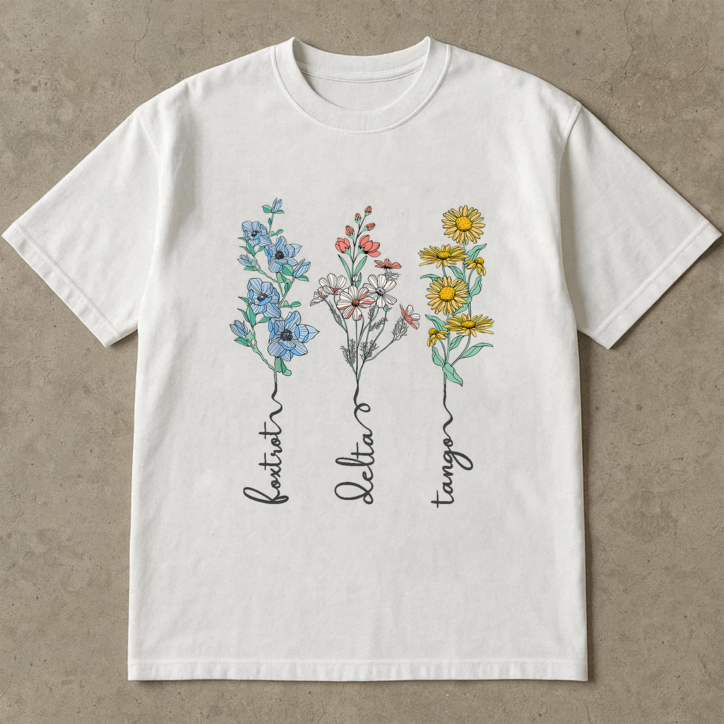 Orchid Flower Shirt, Pink Orchid T-Shirt, Elegant Floral Tee, Botanical Garden Shirt, Tropical Flower Shirt, Gift for Her