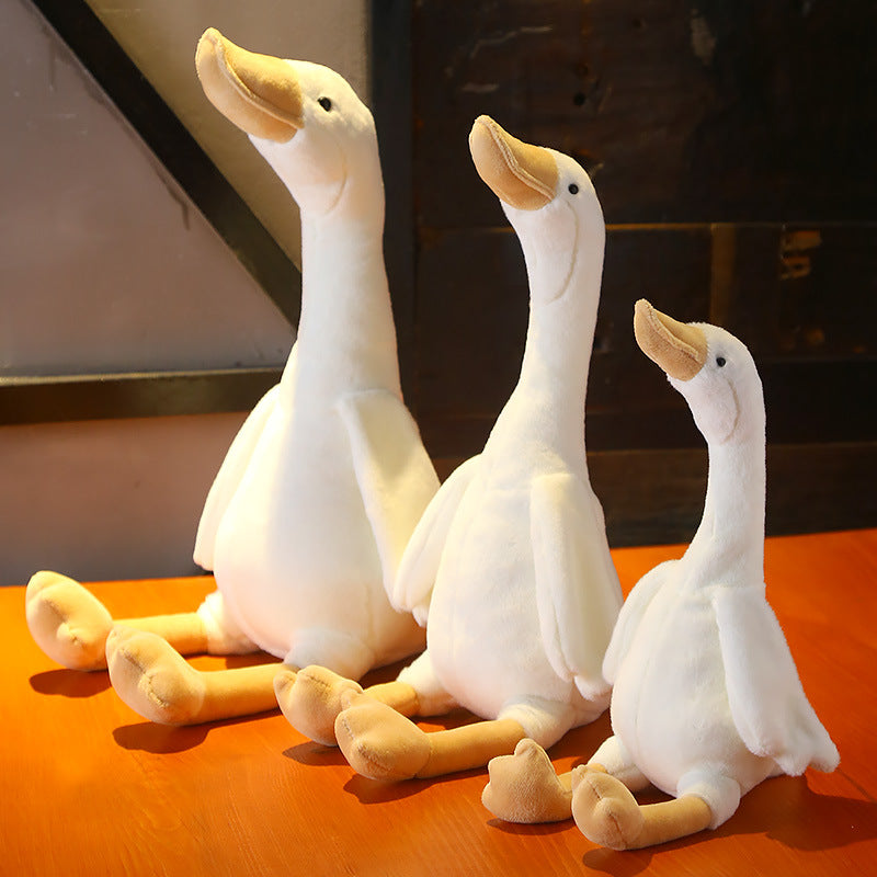 Cross-Border Doll Jelly Daisy Duck Plush Toy Hot-Selling Big White Goose Swan Doll Wholesale. CPFPETAL10