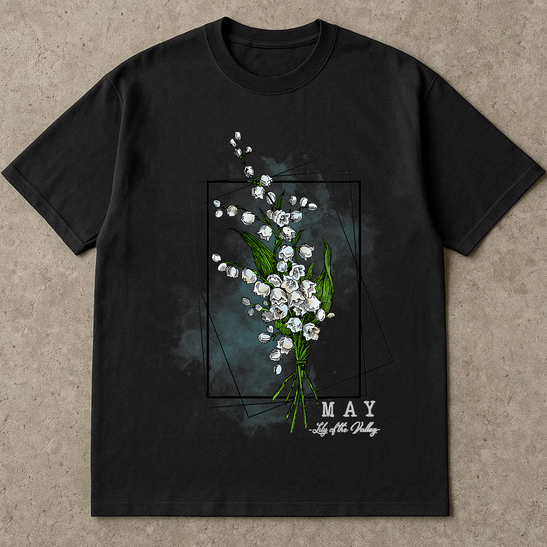 May Birth Flower Shirt, Lily of the Valley Tee, Birth Month Floral Shirt, Birthday Gift for Her, Vintage Flower Shirt