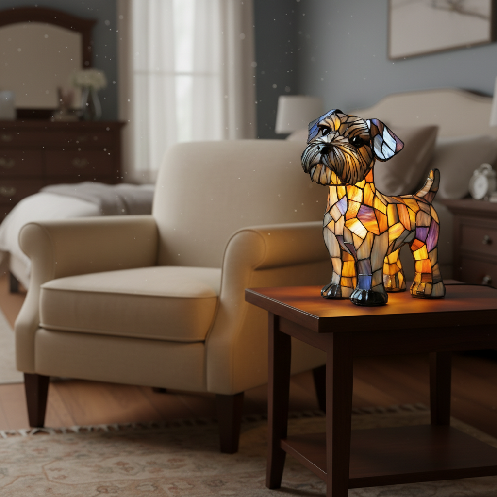 Colorful Acrylic Sitting Sheltie LED Night Light, Decorative Plastic Dog Table Lamp, Soft Warm Glow Night Lamp, Unique Gift for Sheltie Lovers