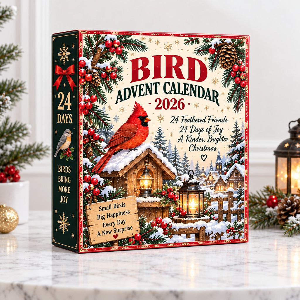 Bird Advent Calendar 2026, Christmas Countdown Calendar, Bird Lover Gift, Nature Gift, Bird Watching Christmas Gift AXMAS17