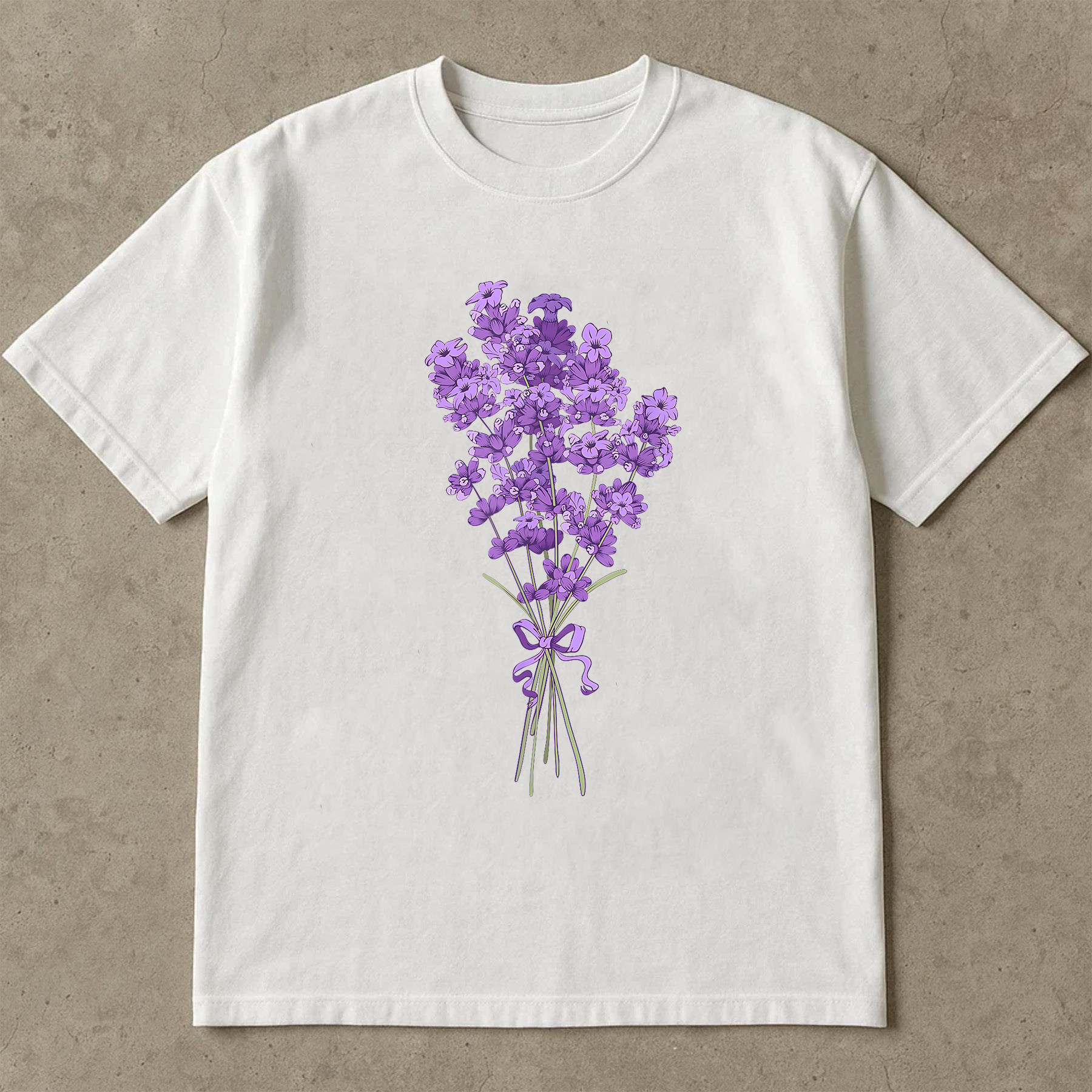 Lavender Flower Shirt, Purple Botanical Tee, Cottagecore Lavender T-Shirt, Aromatherapy Gift Shirt, Calm Nature Tee