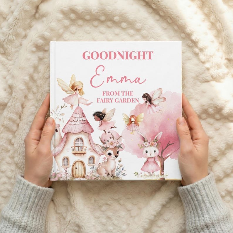 Personalized Fairy Bedtime Book, Custom Fairytale Storybook With Name For Toddlers, Bedtime Keepsake, Christmas Book Gift PBOOK18