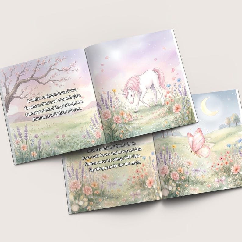 Personalized Fairy Bedtime Book, Custom Fairytale Storybook With Name For Toddlers, Bedtime Keepsake, Christmas Book Gift PBOOK18