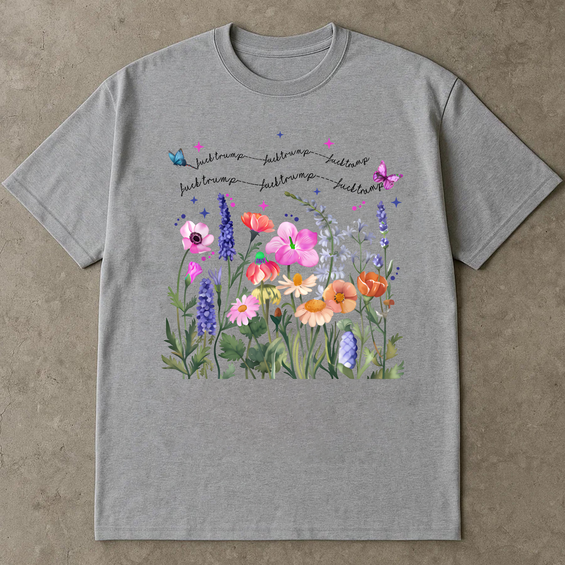 Wildflower Shirt Quote, In a World Full of Roses Be a Wildflower Tee, Floral Graphic T-Shirt, Nature Lover Gift, Garden Shirt