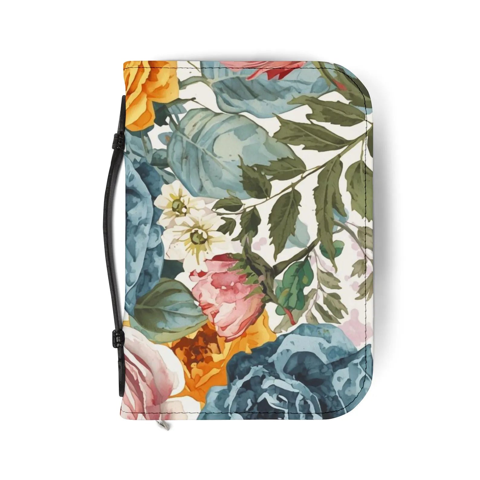 Vintage Floral Bible Cover | Zippered Scripture Organizer. BCPETAL5