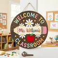 Personalized Teacher Name Door 2 Layer Wood Sign, Teacher Appreciation Gifts, Classroom Decor, Teacher Gift Wooden Sign, Thank you teacher. DHPETAL07