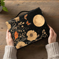 Poppy flower, Bible Cover with Handle | Sleeve for Books, All-Over Print Journals & E-Readers, Faux Leather sleeve, Protector for Paperbacks. BCPETAL16