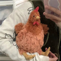 Cute Chicken Plush Toy – Soft Fluffy Hen Stuffed Animal Pillow for Kids, Room Decor & Gift. CPFPETAL2