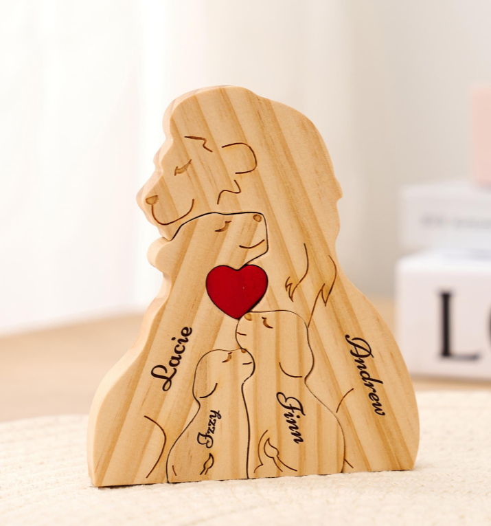 Custom Family Name Puzzle for Christmas Gift,home Decor Gift for Family,custom Keepsake Gift for Parents,personalized Puzzle for New Home