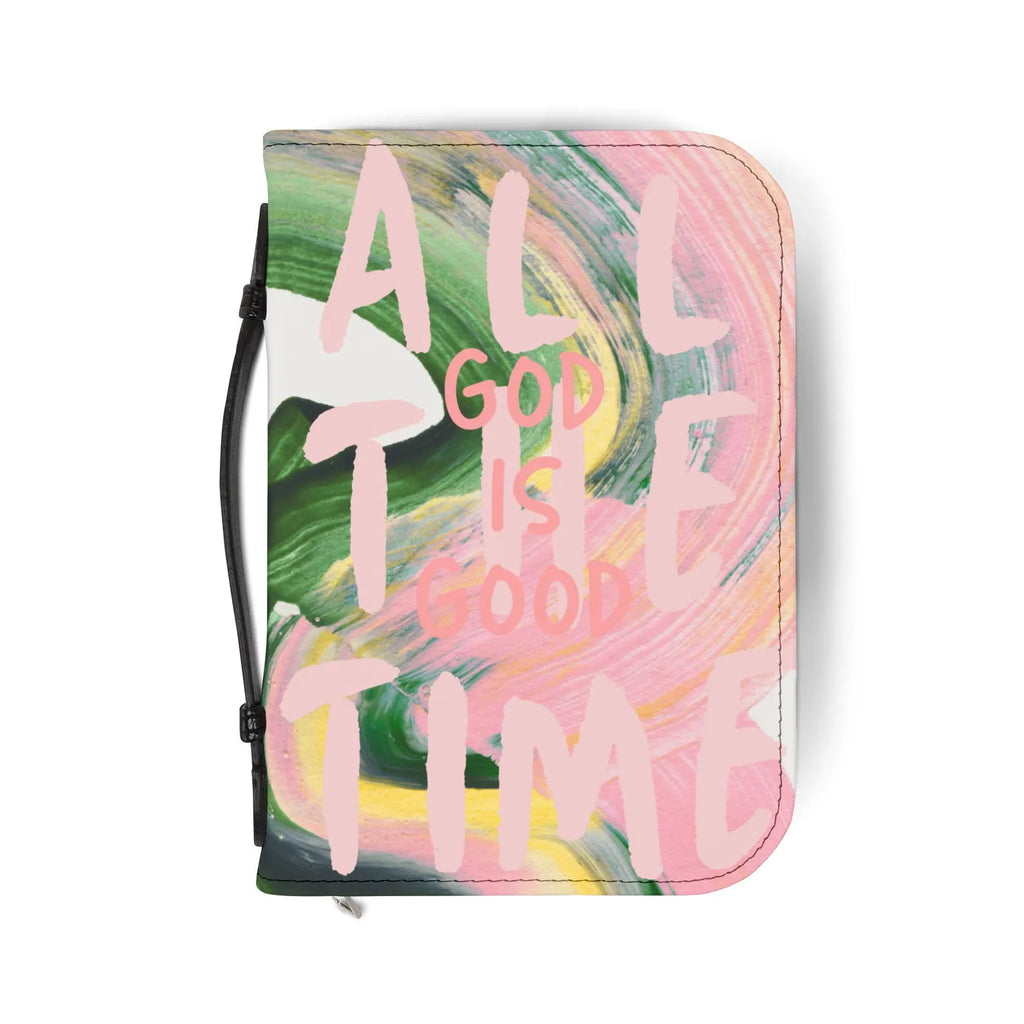 God Is Good Bible Cover, Colorful Abstract Scripture Case, Christian Gift for Women. BCPETAL12