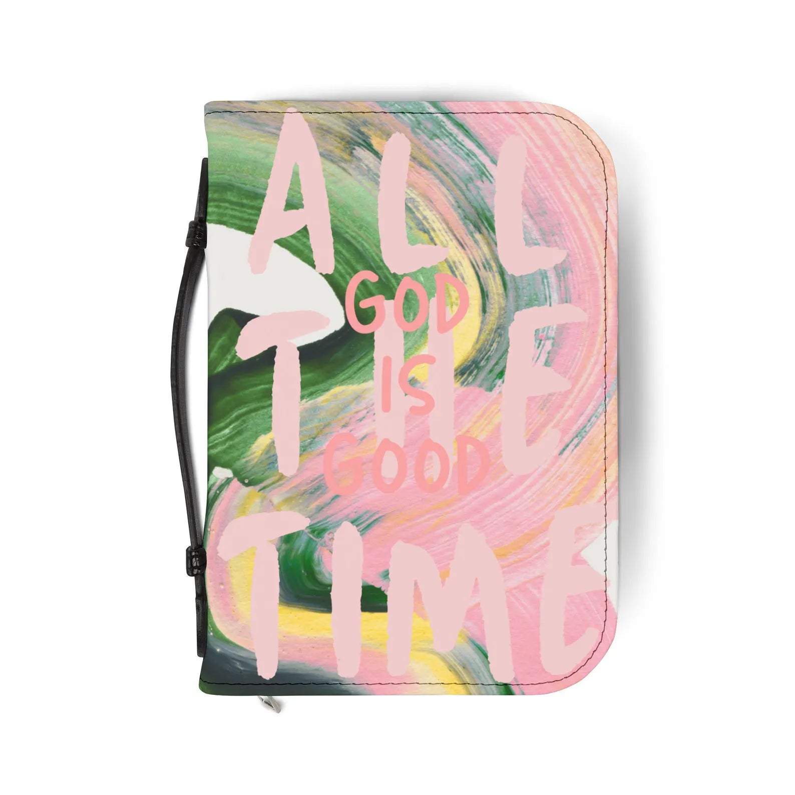God Is Good Bible Cover, Colorful Abstract Scripture Case, Christian Gift for Women. BCPETAL12