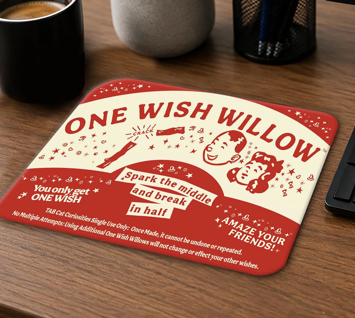 One Wish Willow Obsession Mouse Pad. WKBPETAL04