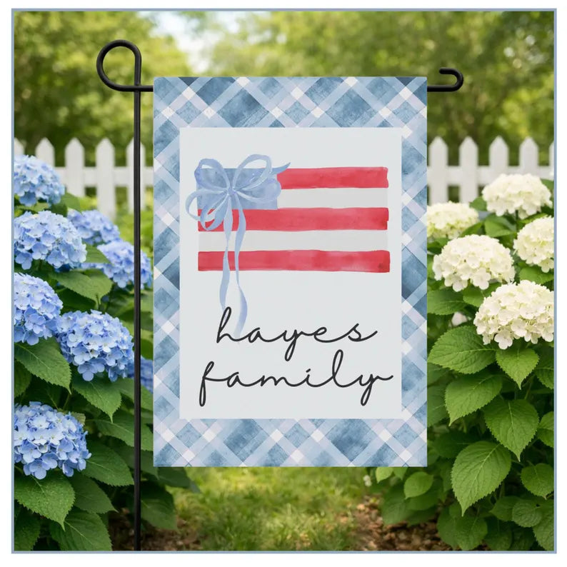 Patriotic Garden Flag: Red White Blue Fourth of July Decor. America 250th Anniversary Garden Flag. GFPETAL07