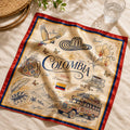 Colombia Satin Hair Scarf, Los Cafeteros Fan Bandana, Colombian Heritage Headscarf, Latin Fan Gift 2026, Colombia Gift. SSPETAL21