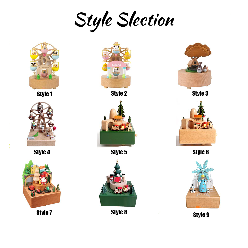 Personalized Wooden Totoro Music Box, Custom Nursery Decor, Hand-Cranked Musical Keepsake Gift for Kids & Totoro Lovers