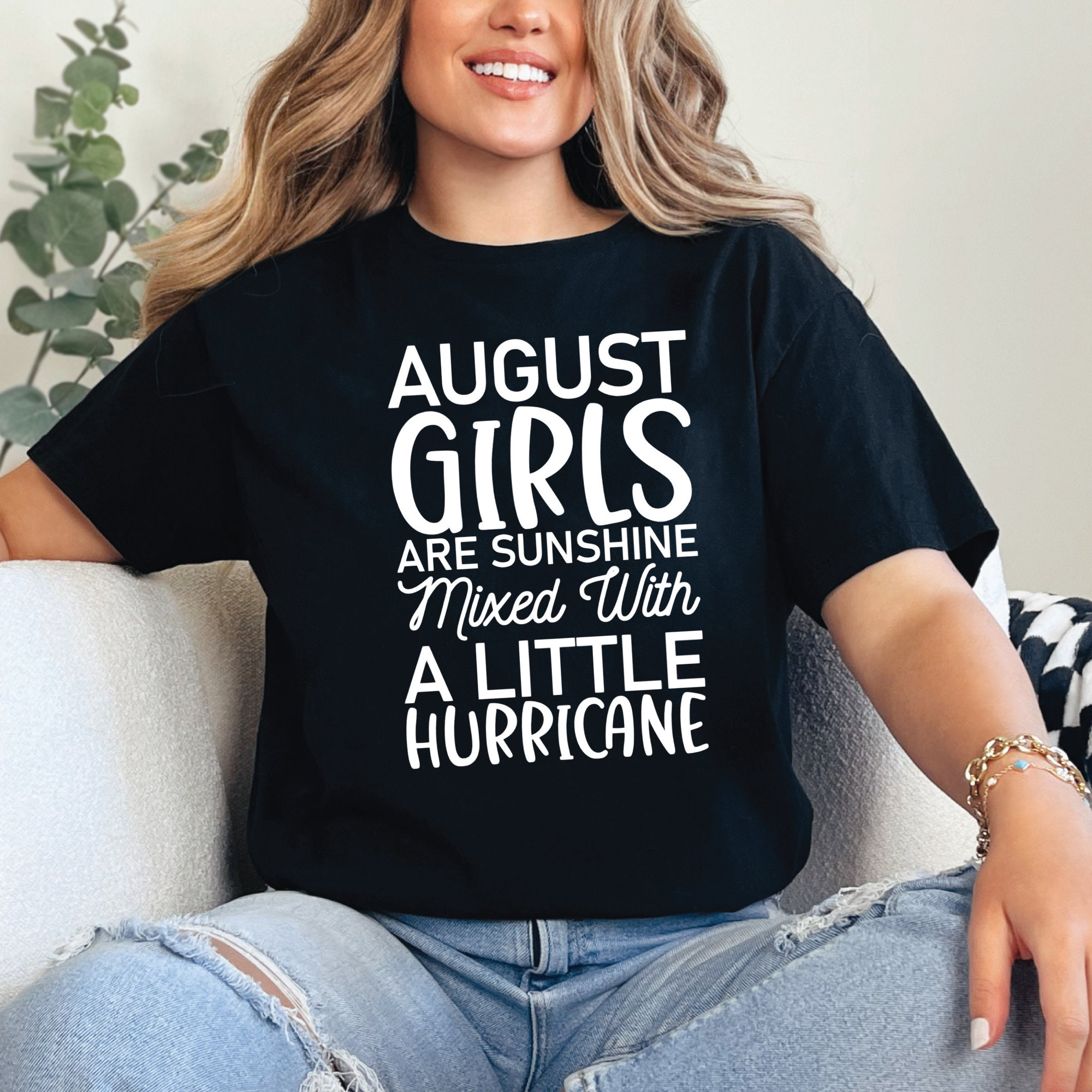 August Girl T-Shirt, August Birthday Tee, Gift For Birthday Girl, August Birthday Gift, Birthday Party Shirt, Gift For August Women, Birthday Girl