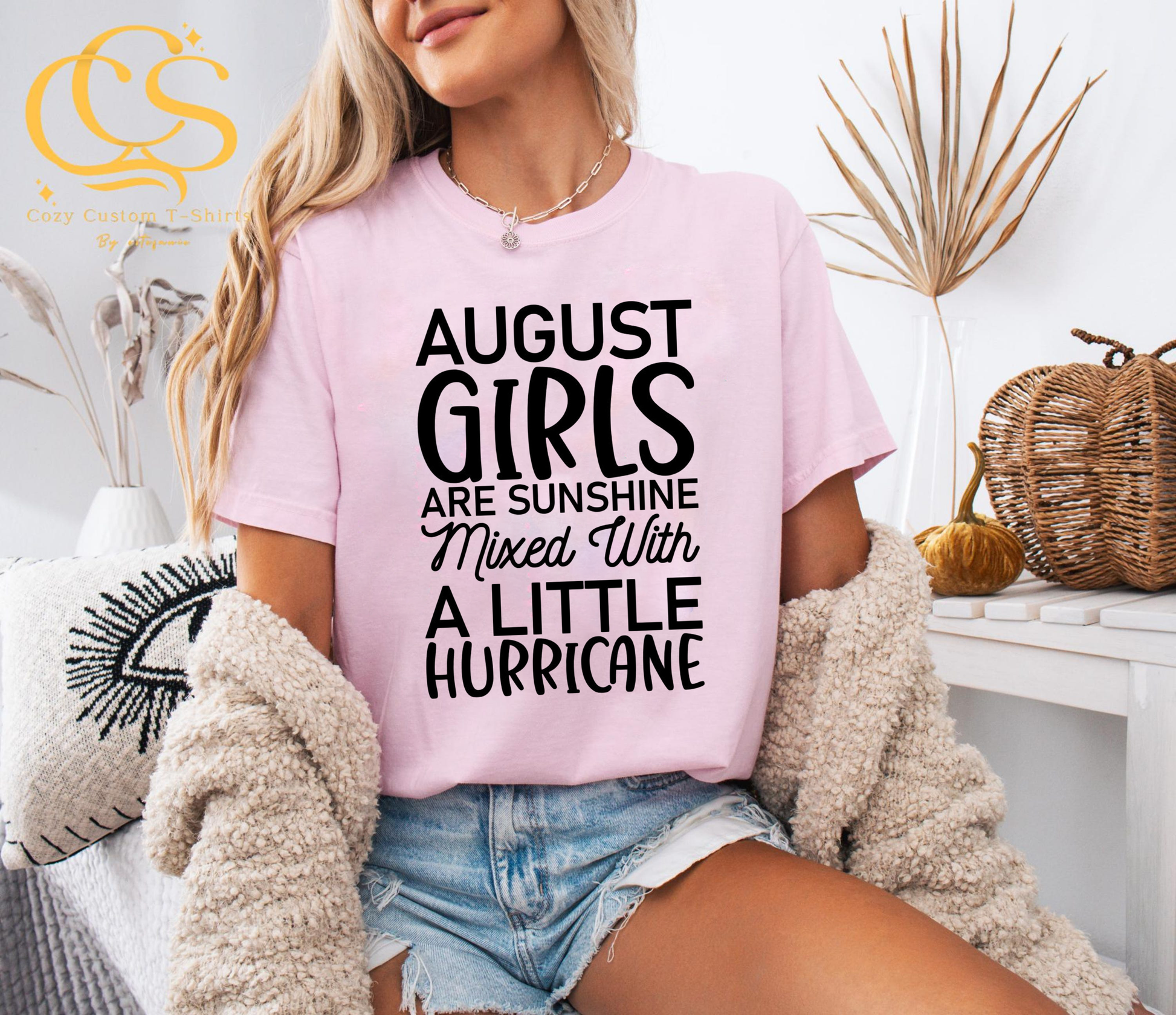 August Girl T-Shirt, August Birthday Tee, Gift For Birthday Girl, August Birthday Gift, Birthday Party Shirt, Gift For August Women, Birthday Girl