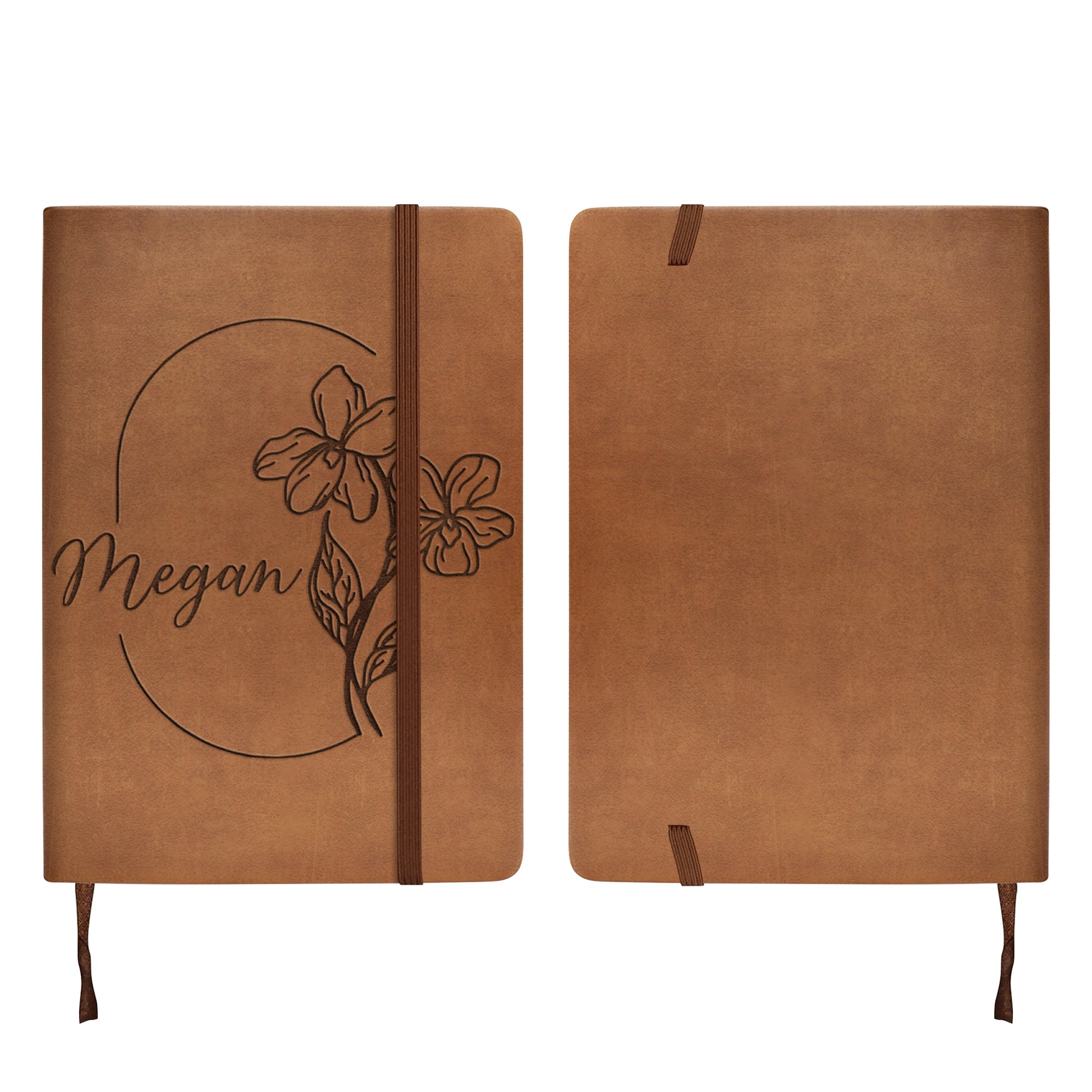 Personalized Birth Flower Notebook With Name, Custom Floral Journal, Writing Diary, Birthday Gift, Bridesmaid Proposal, Gift for Her or Mom