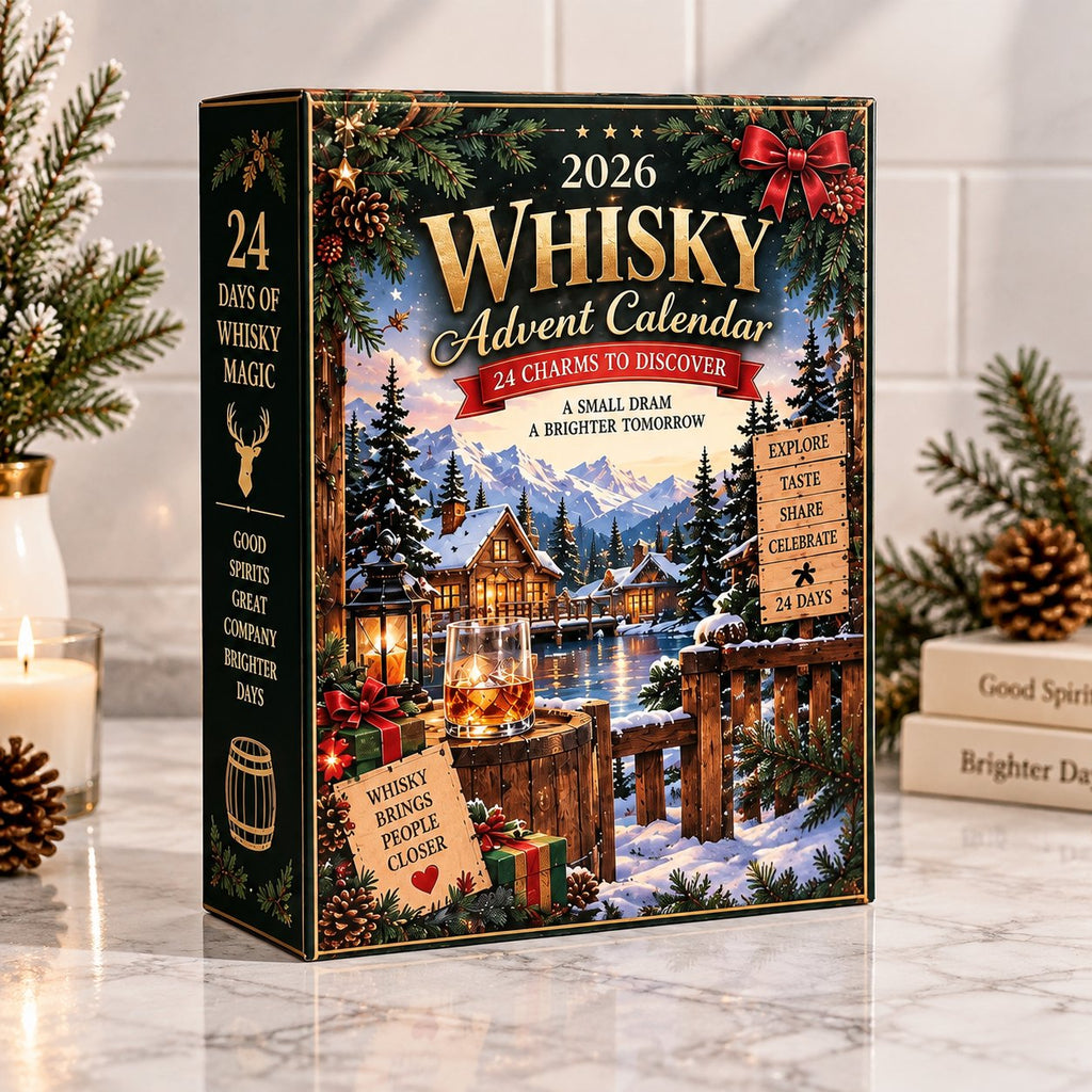 Whiskey Advent Calendar 2026, Christmas Countdown Calendar, Whiskey Lover Gift, Bar Decor Gift, Unique Christmas Gift AXMAS20