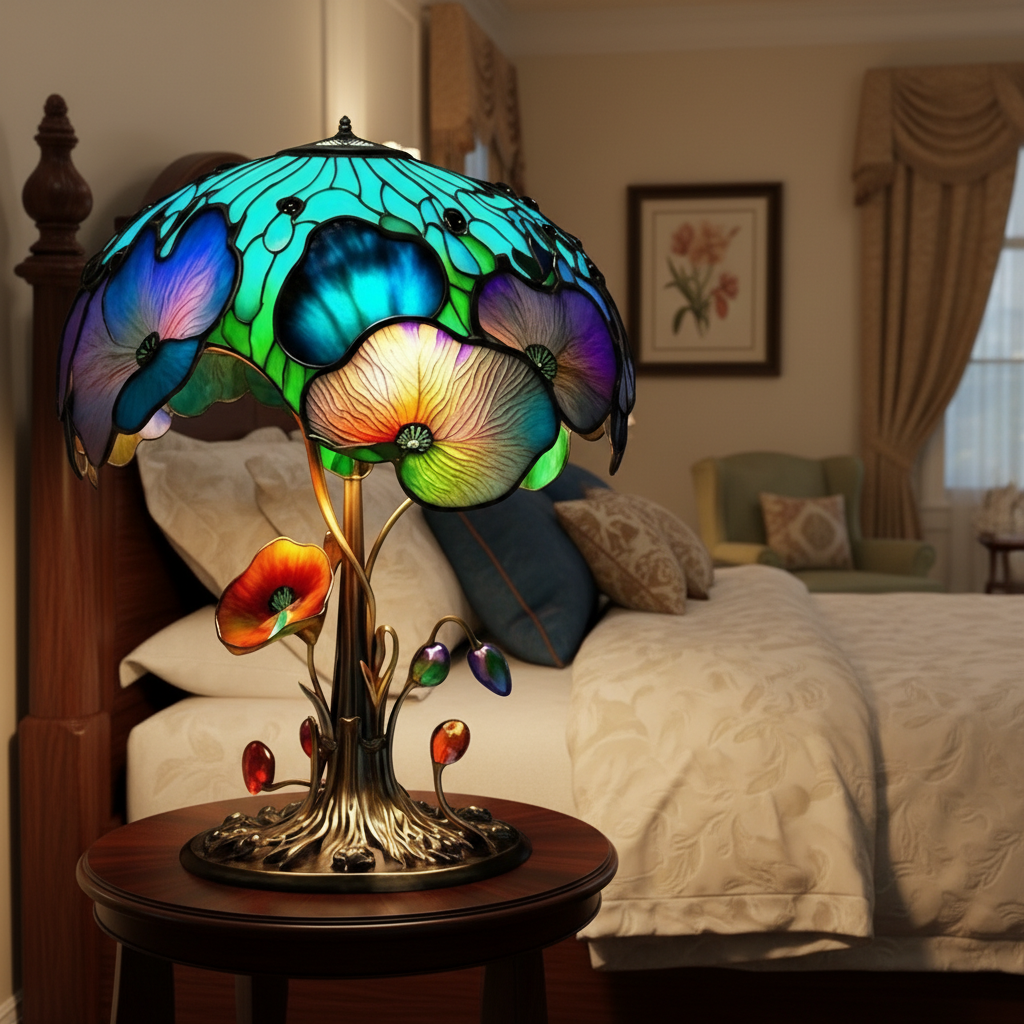 Artistic Mushroom LED Night Light, Acrylic Plastic Decor Lamp, Cottagecore Style Night Light, Cozy Home Decor Accent Gift