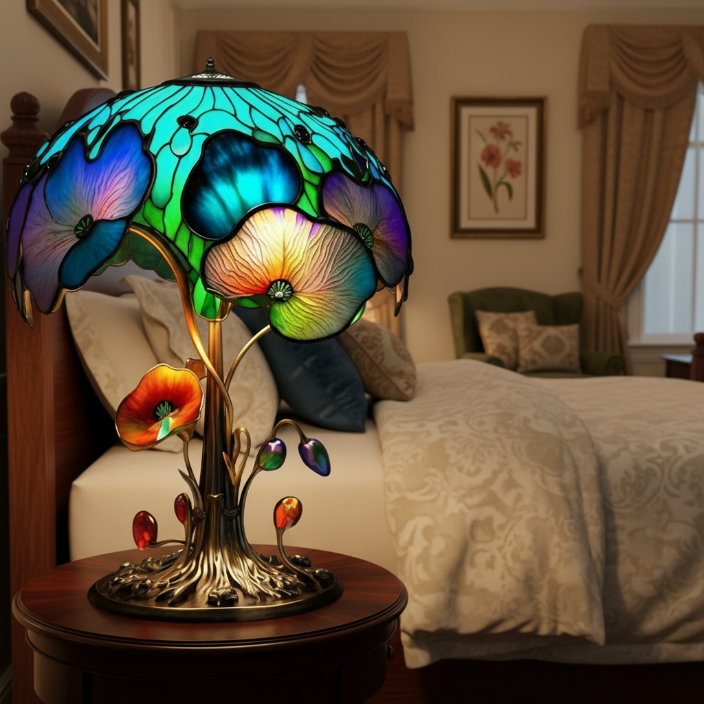 Artistic Mushroom LED Night Light, Acrylic Plastic Decor Lamp, Cottagecore Style Night Light, Cozy Home Decor Accent Gift