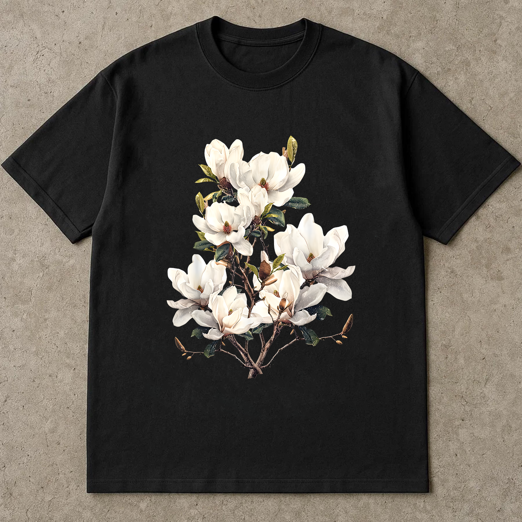 Vintage Magnolia Shirt, Botanical Flower Tee, Southern Magnolia Graphic T-Shirt, Nature Lover Top, Aesthetic Floral Shirt