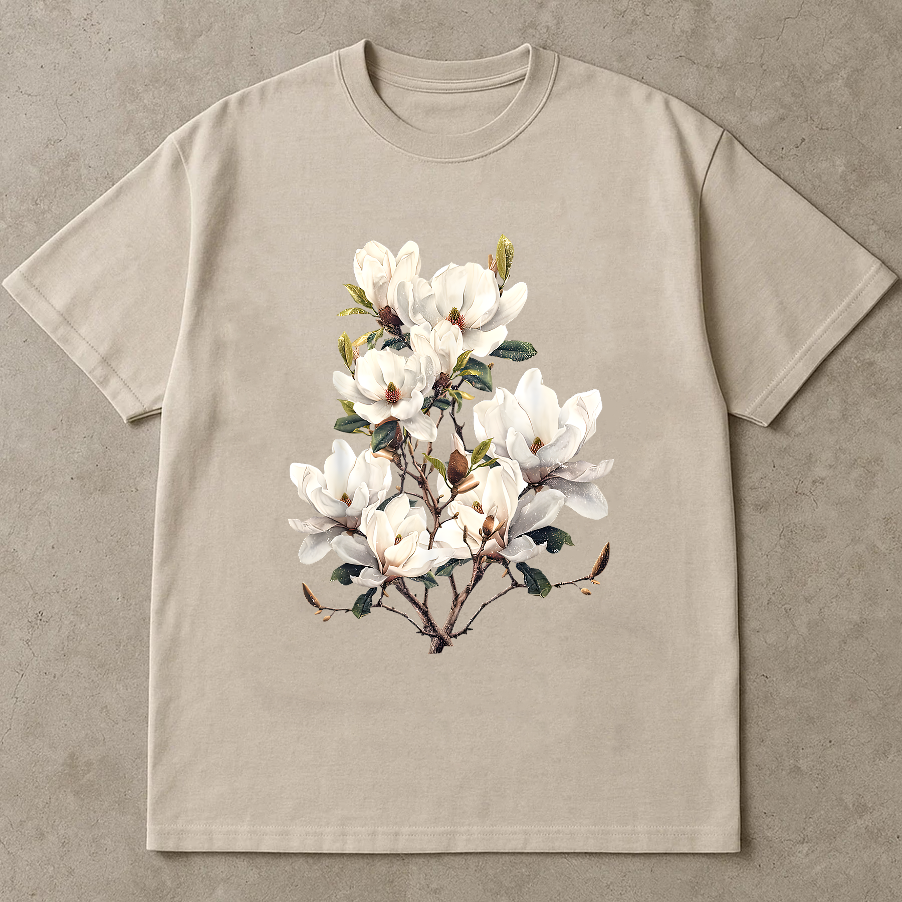 Vintage Magnolia Shirt, Botanical Flower Tee, Southern Magnolia Graphic T-Shirt, Nature Lover Top, Aesthetic Floral Shirt