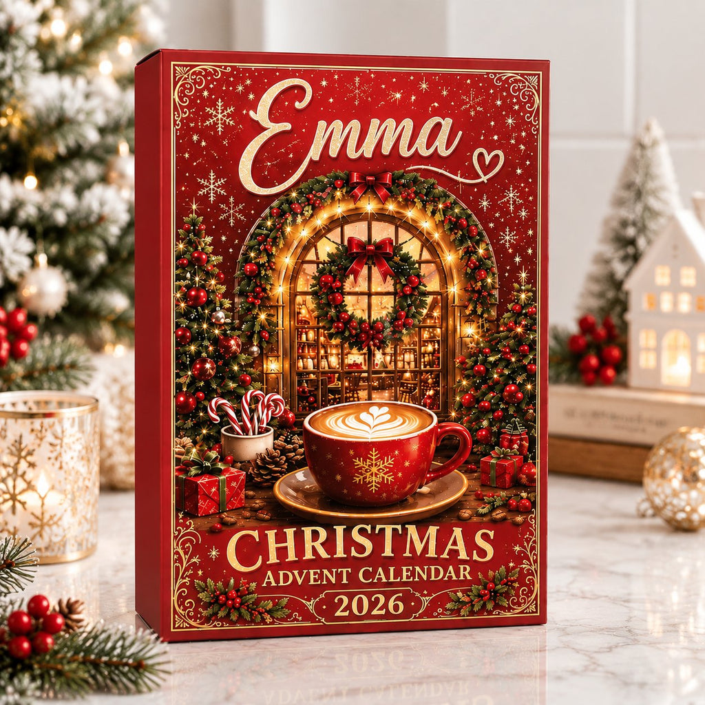 Coffee Advent Calendar 2026, Christmas Countdown Calendar, Coffee Lover Gift, Cozy Holiday Gift, Unique Christmas Gift AXMAS27