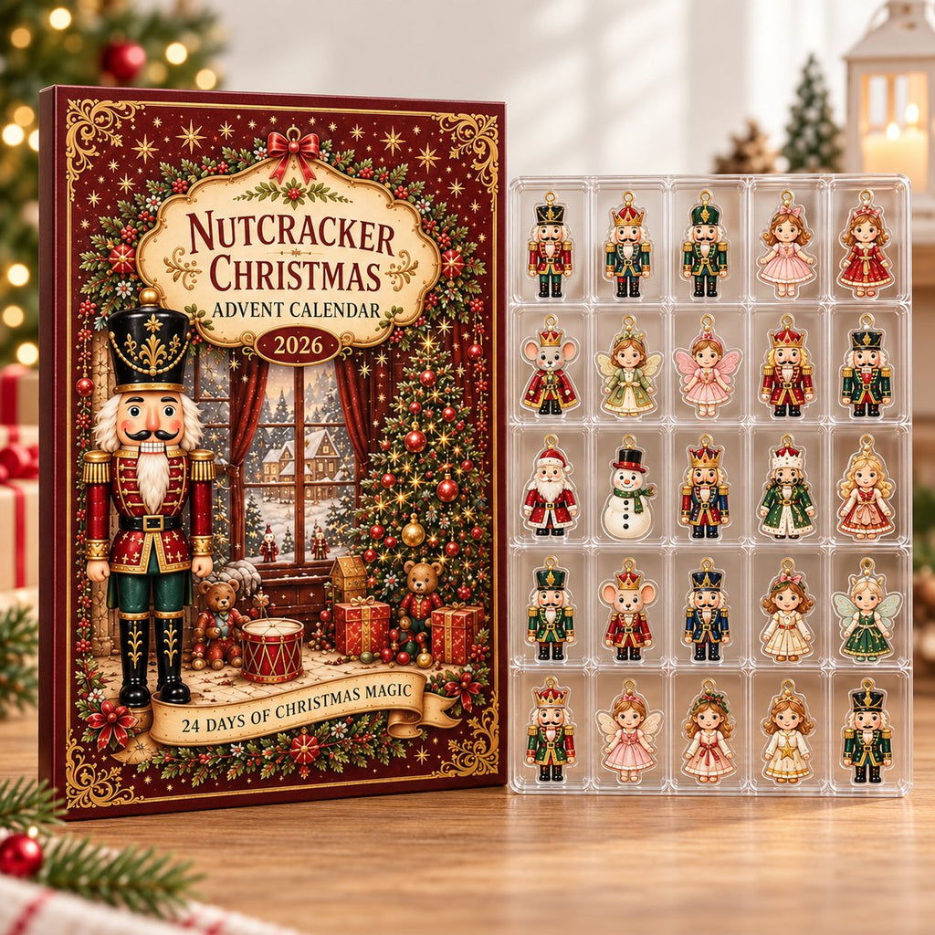 Nutcracker Advent Calendar 2026, Christmas Countdown Calendar, Ballet Christmas Gift, Nutcracker Collector Gift, Holiday Decor Gift AXMAS28