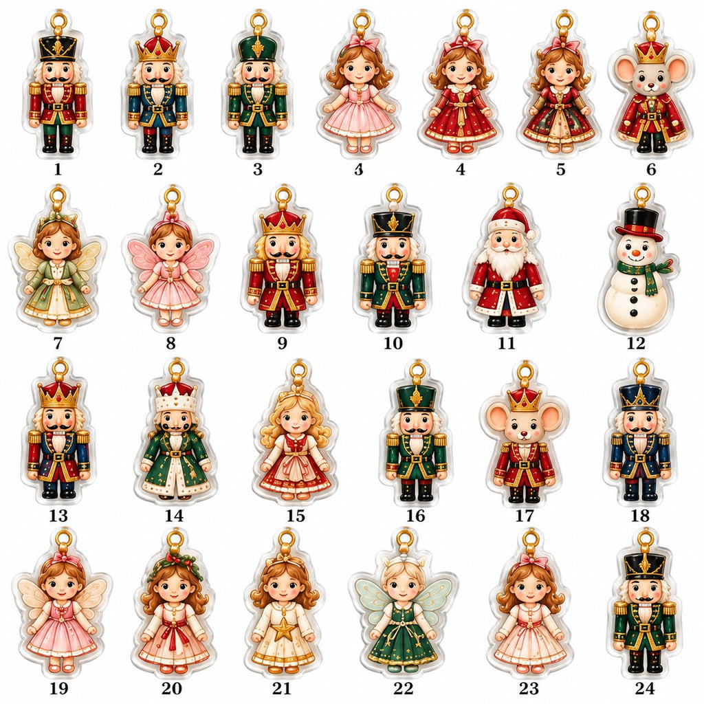 Nutcracker Advent Calendar 2026, Christmas Countdown Calendar, Ballet Christmas Gift, Nutcracker Collector Gift, Holiday Decor Gift AXMAS28