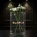 Grandma's Garden Birth Flower Book Vase – Personalized Gift from Grandchildren, Perfect Valentine's Day & Mother's Day Gift for Nana