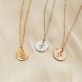 Personalized Birth Flower Necklace , Mothers day Jewelry Gift, Best Friend, Birthday Present, Name Necklace