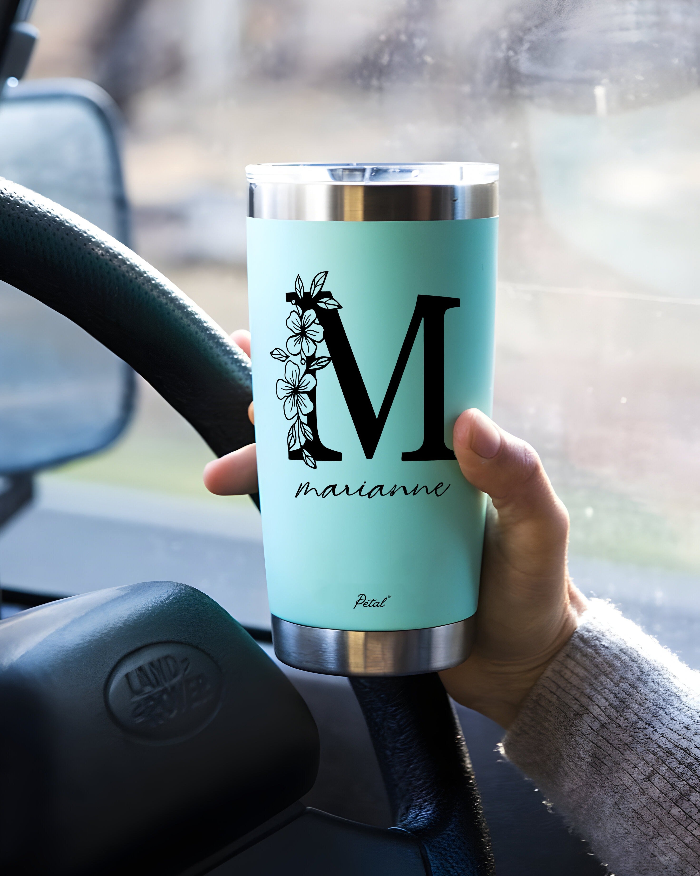 Personalized Flower Girl 20oz Stainless Steel Tumbler With Name, Bridesmaid Gift, Custom Name Travel Cup, Birthday Gift, Gift For Her Mother