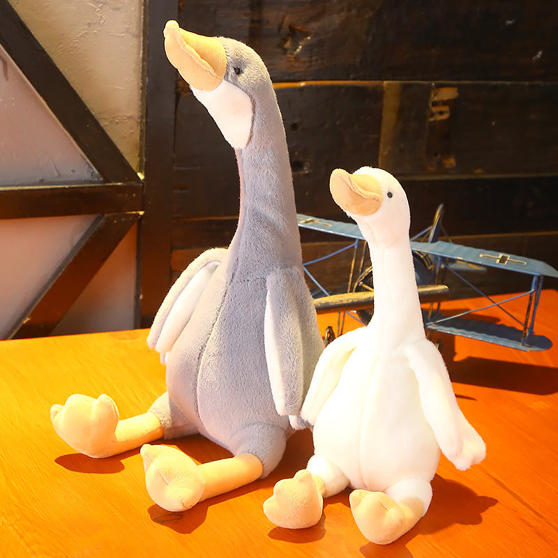 Cross-Border Doll Jelly Daisy Duck Plush Toy Hot-Selling Big White Goose Swan Doll Wholesale. CPFPETAL10