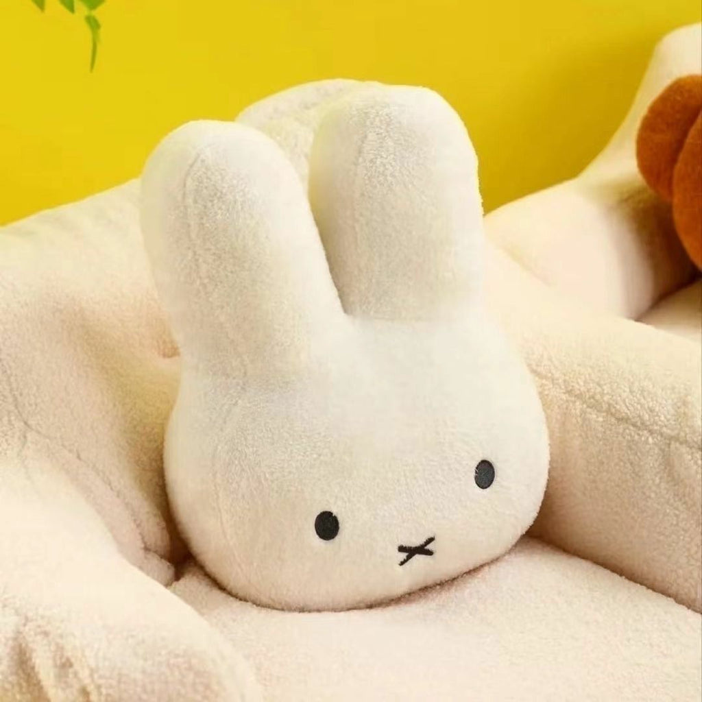 Cute Miffy Rabbit Plush Pillow Doll Stuffed Toy Sofa Sleeping Pillow Girl's Birthday Gift. CPFPETAL4