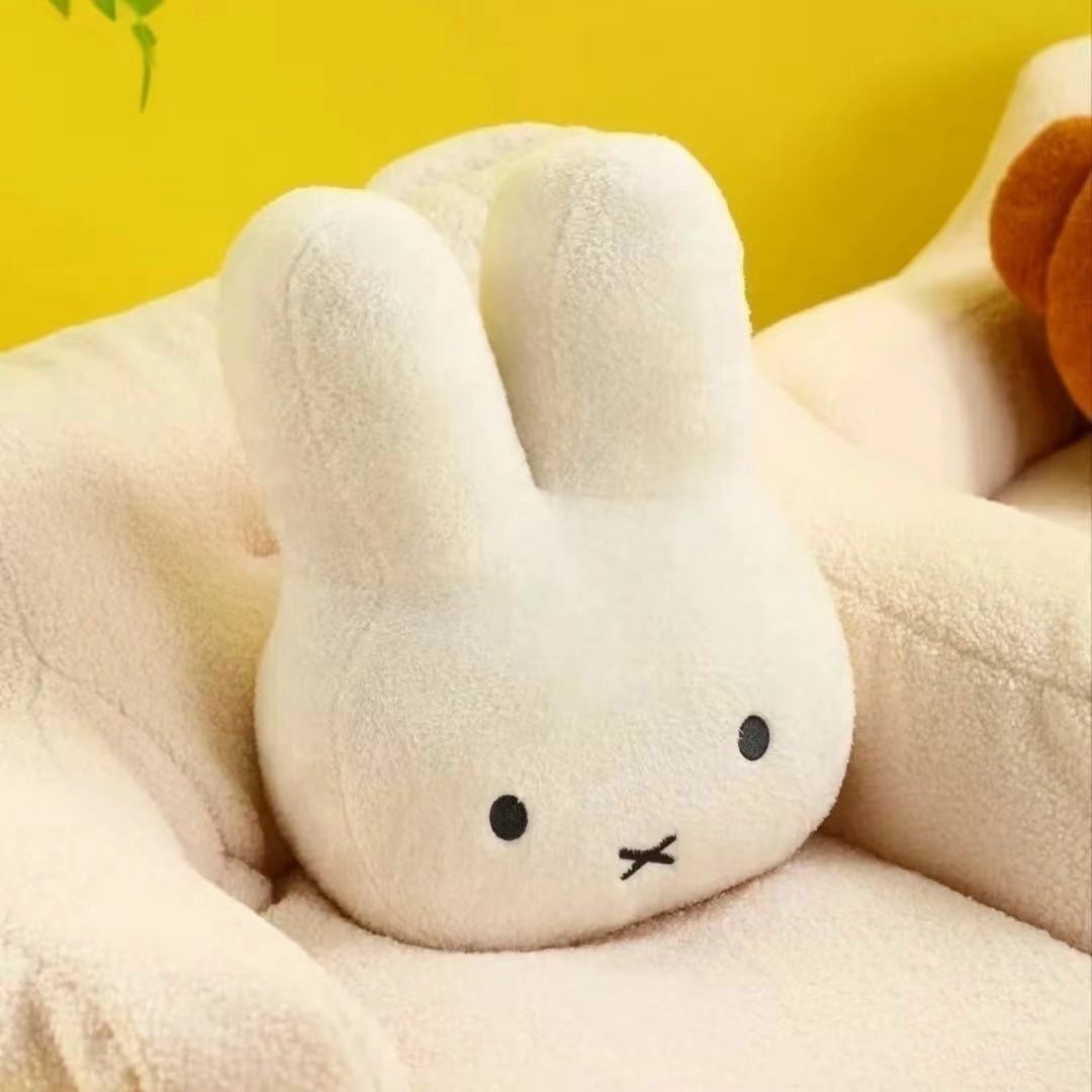 Cute Miffy Rabbit Plush Pillow Doll Stuffed Toy Sofa Sleeping Pillow Girl's Birthday Gift. CPFPETAL4