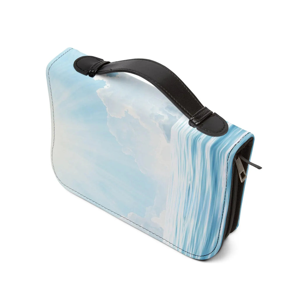 Heavenly Light Clouds Over Water Bible Cover | Scripture Organizer. BCPETAL1