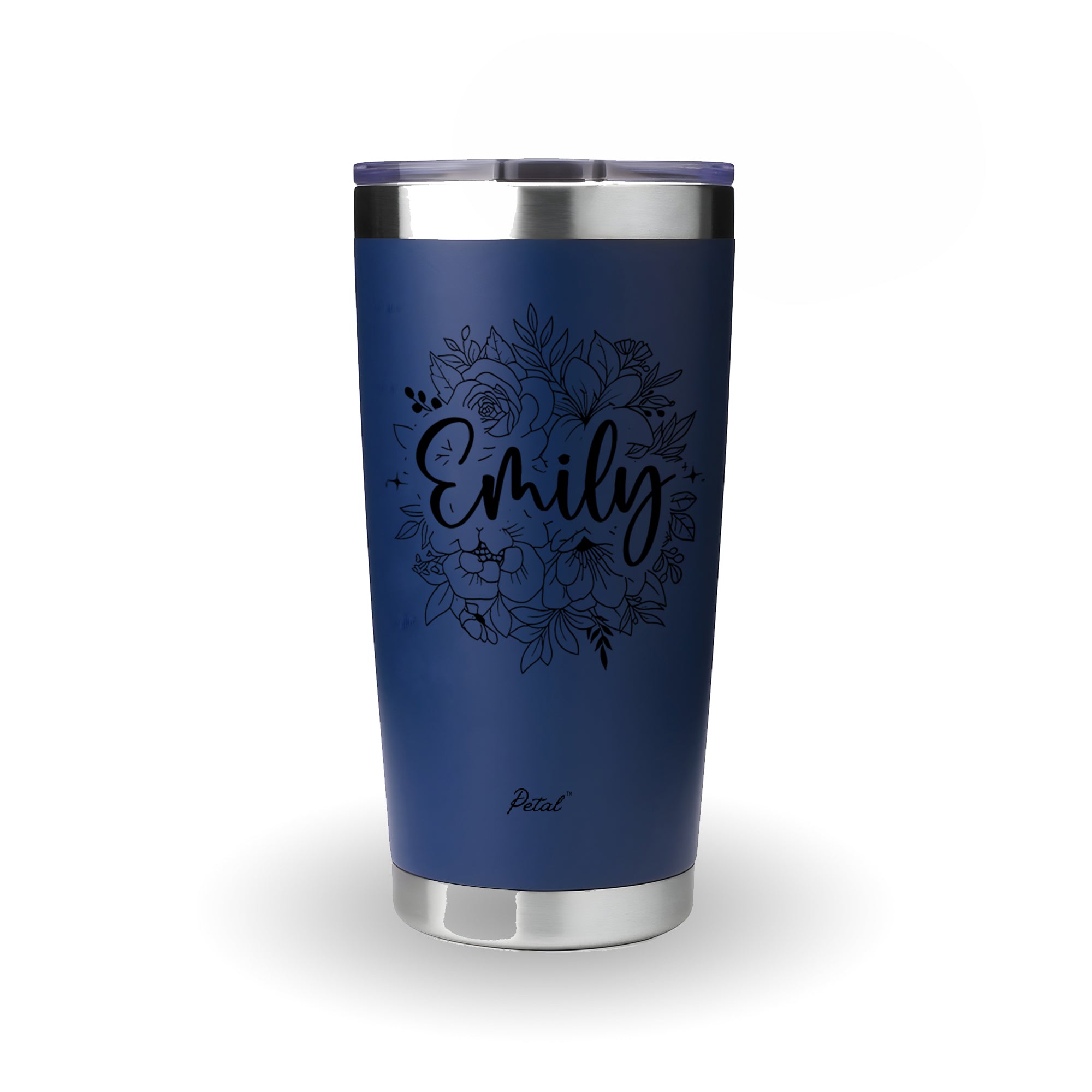 Personalized Birth Flowers With Name  Stainless Steel Tumbler 20oz, Bridesmaid Gift, Custom Name Travel Cup, Birthday Gift, Gift For Her Mother